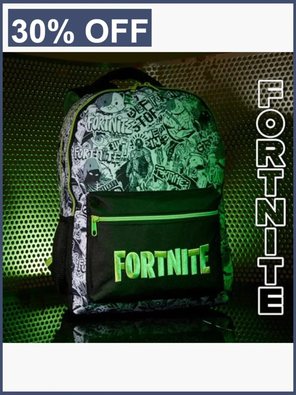Fortnite School Backpack for Kids Teens Large Capacity Travel Sports Rucksack
